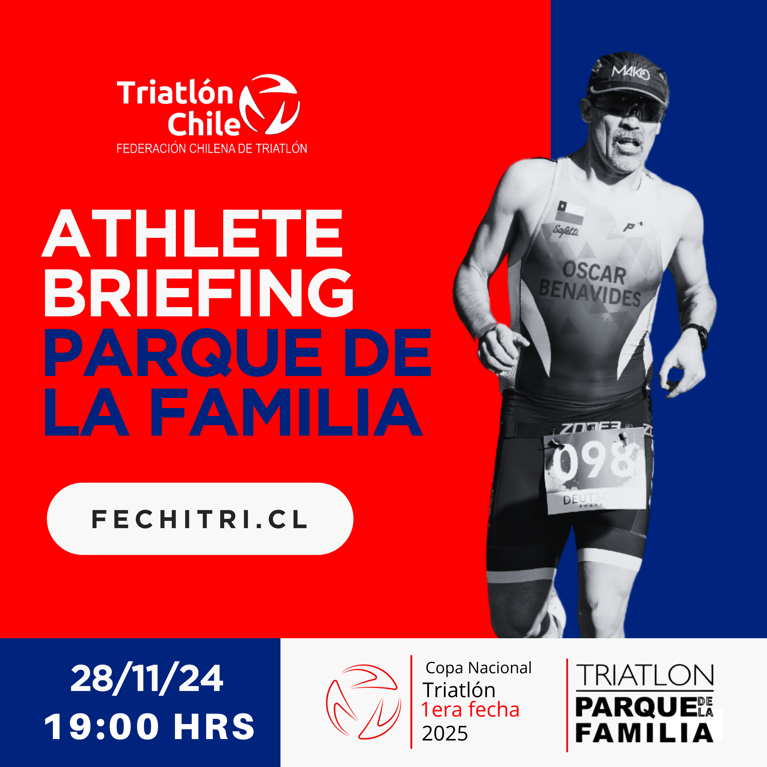 En este momento estás viendo ATHLETE BRIEFING ONLINE Parque de la Familia