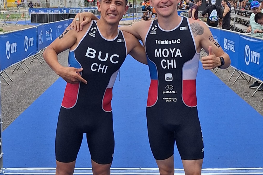 Chile se luce con dos Top 8 en la Copa del Mundo de Triatlón en Brasilia